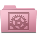 System Preferences Folder Sakura icon